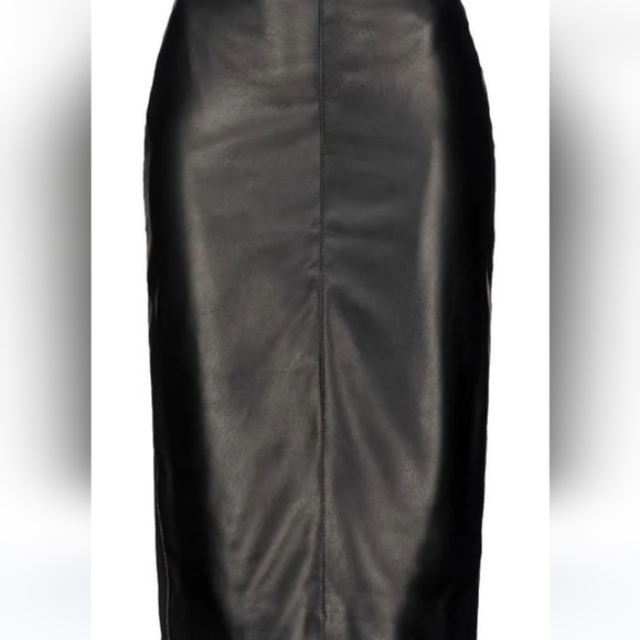BNWOT Jim & MaryLou Leather Pencil skirt - Picture 4 of 9